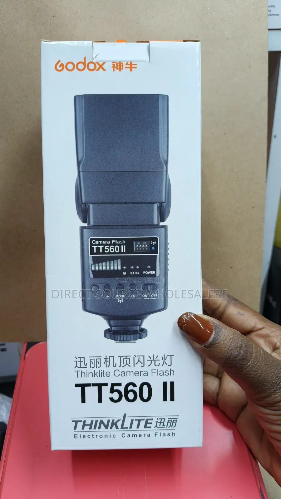 Original Godox Tt560 Manual Speedlight for DSLR Cameras