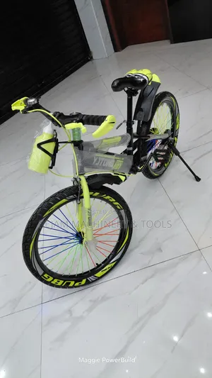 Size 20 Kids Mountain Bike Yellow/Green