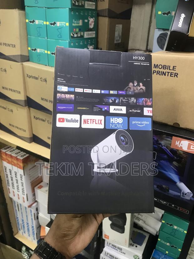 Hy300 Android 11 Portable Projector - 720p Hd, Wifi 6, Decoding - thumbnail 2