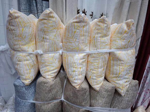 Assorted Throw Pillows – 5 Pieces Set- Cr - thumbnail 6
