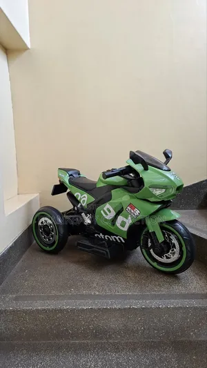 Kids Electric Racing Motorbike 12v Ride-on Bike With Training Wheels