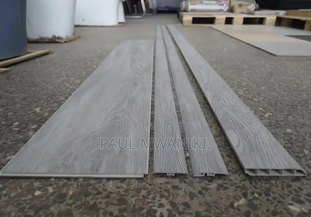 Premium Wood Grain PVC Wall Panels Matching Trims | Elegant,