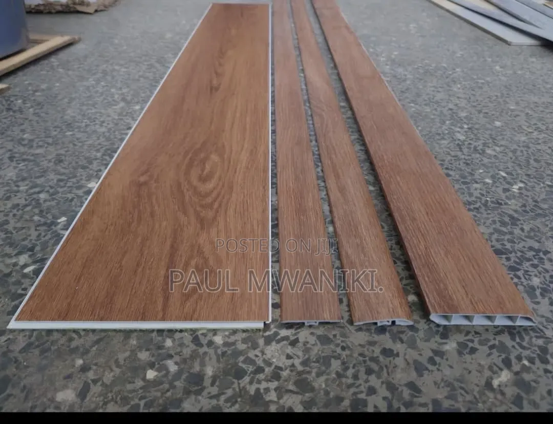Premium Wood Grain PVC Wall Panels Matching Trims | Elegant,