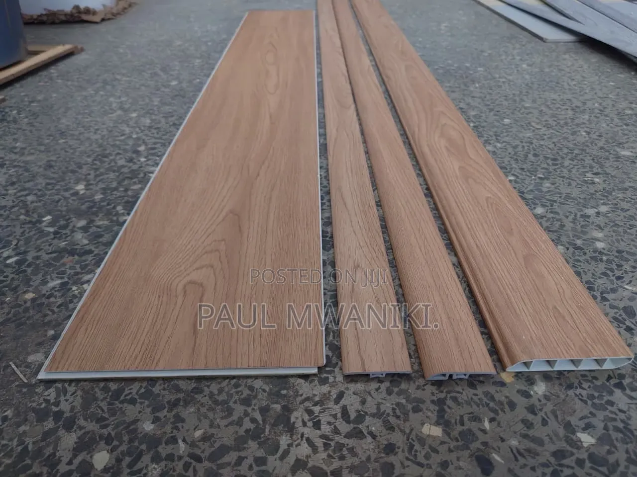 Premium Wood Grain PVC Wall Panels Matching Trims | Elegant,