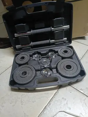 10kg Adjustable Dumbbell Set With Carry Case