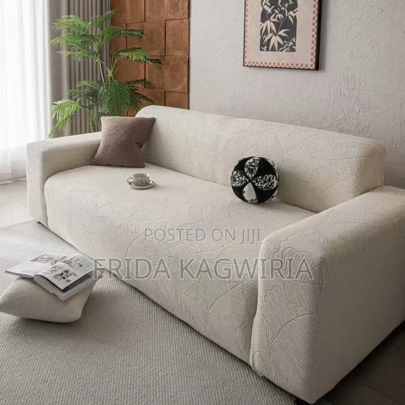 Damask Material, Stretchable 3 Seater Seatcovers