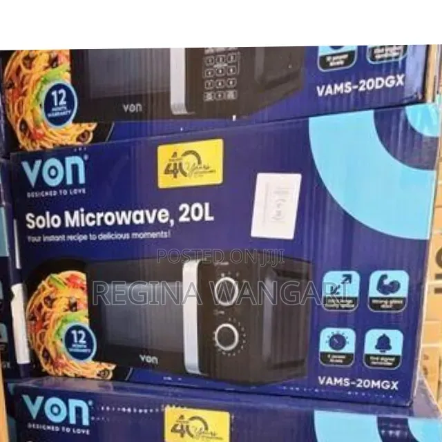 Von Manual 20 Litres Microwave