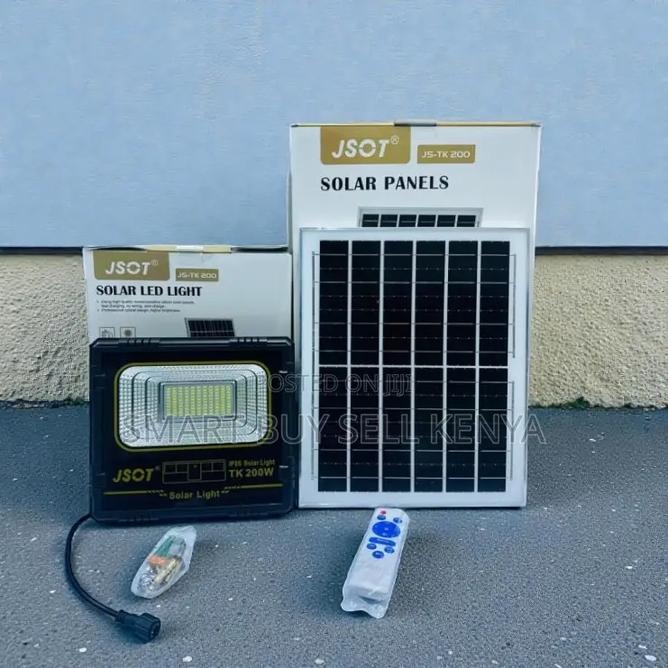 Durable Construction 200w Watts Outdoor Security Led Solar Flood Light