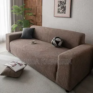 Damask Material, Stretchable 4 Seater Sofa Covers