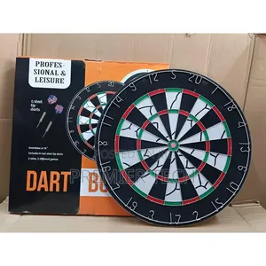 18 Inches Double Sided Flocked Iron Numbers Dart Board