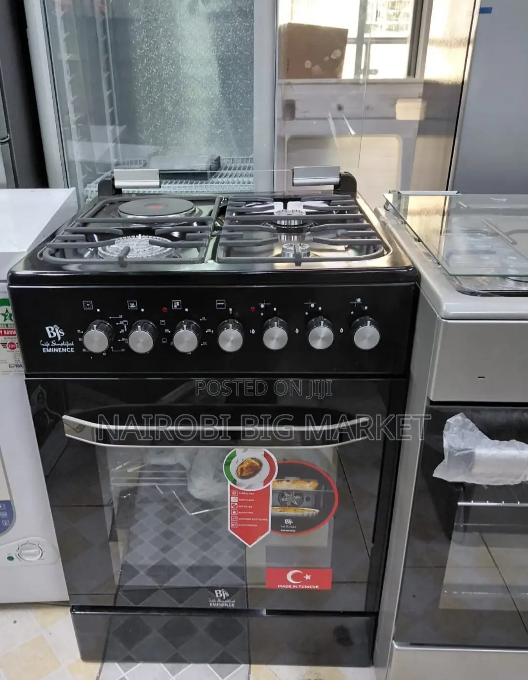 BJS Eminence 3g 1e Standing Cooker With Wok Burner