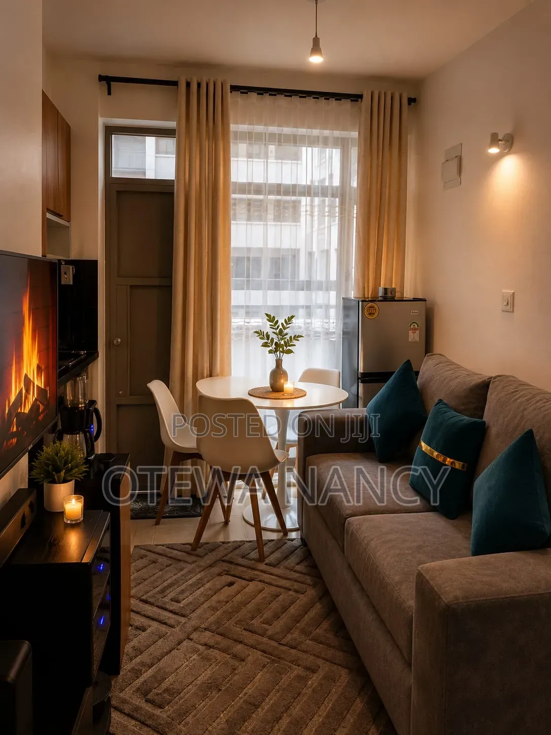 Modern Furnished Studio Airbnb Near TRM | Wi-Fi, Netflix Gym