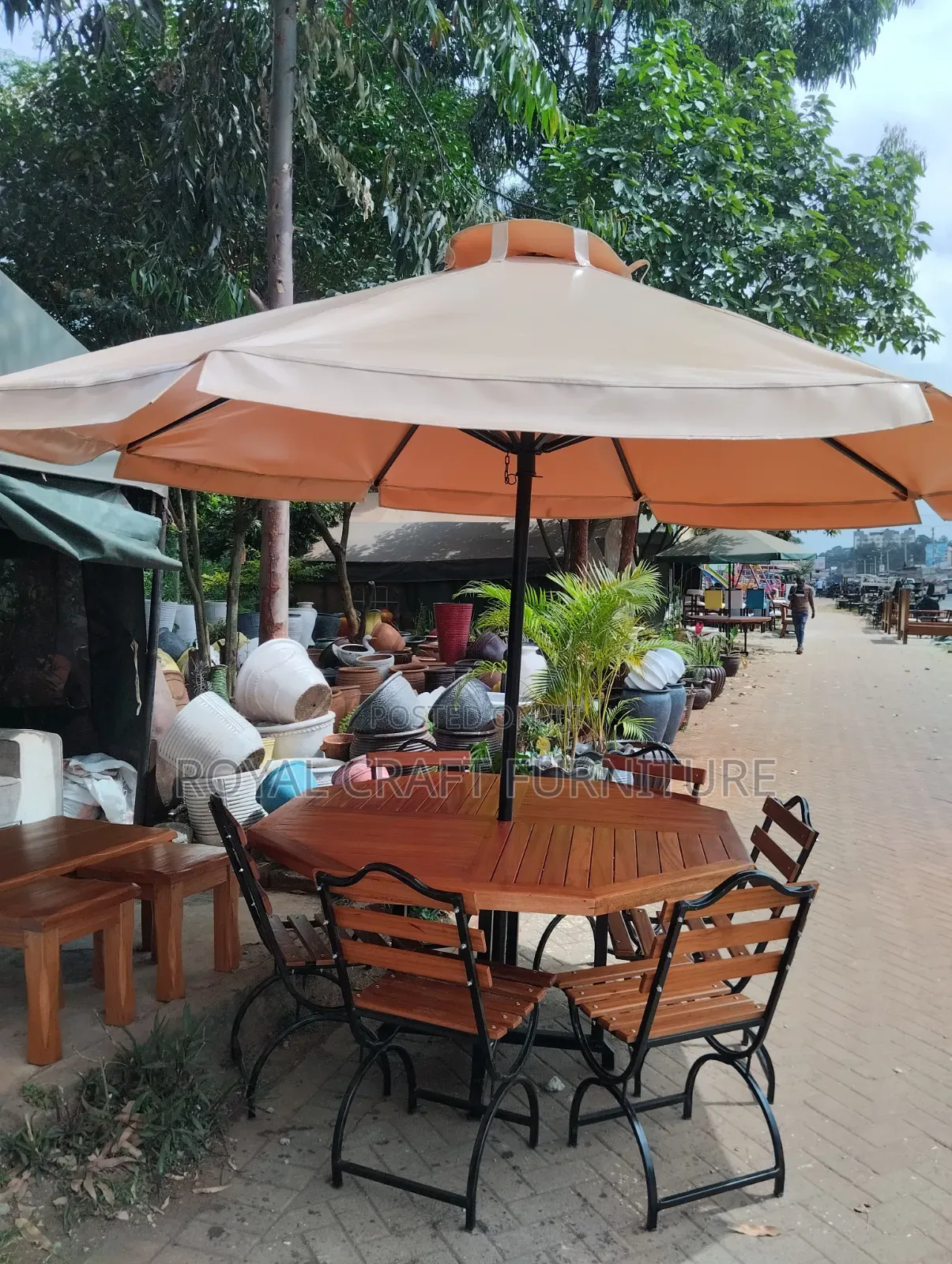 Premium Outdoor Umbrella Set