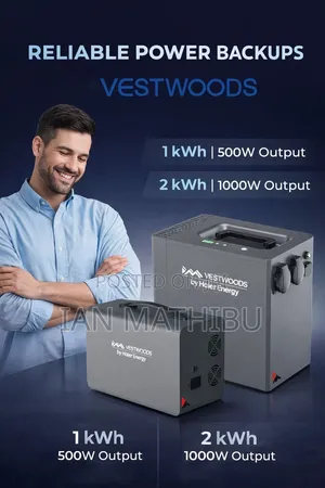 Vestwood 2kw Lithium Powerstation 1000 Watts Output