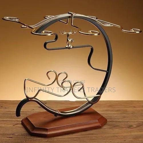 Golden Deer Wine Set Rack - main view