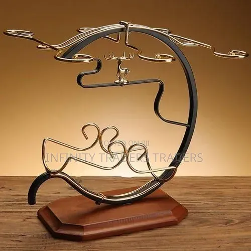 Golden Deer Wine Set Rack