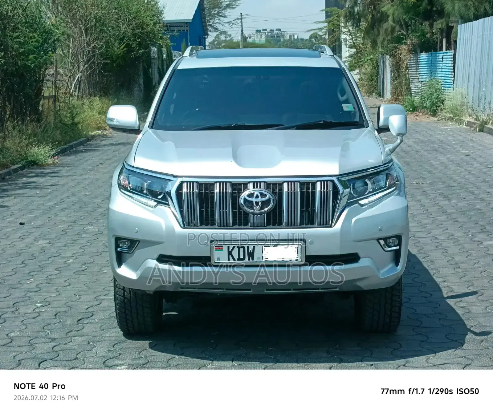 Toyota Land Cruiser Prado 2017 Silver