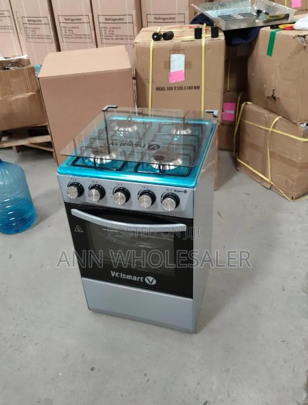 Volsmart 4 Burner Volsmart Full Gas Jet Standing Cooker - main view
