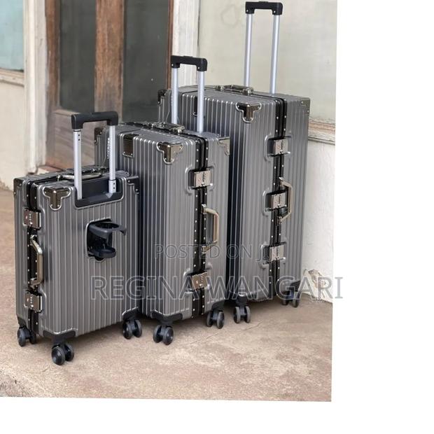 3in1laxurious Managerialbossyaliminium Flame Unicross Zipplesssuitcase