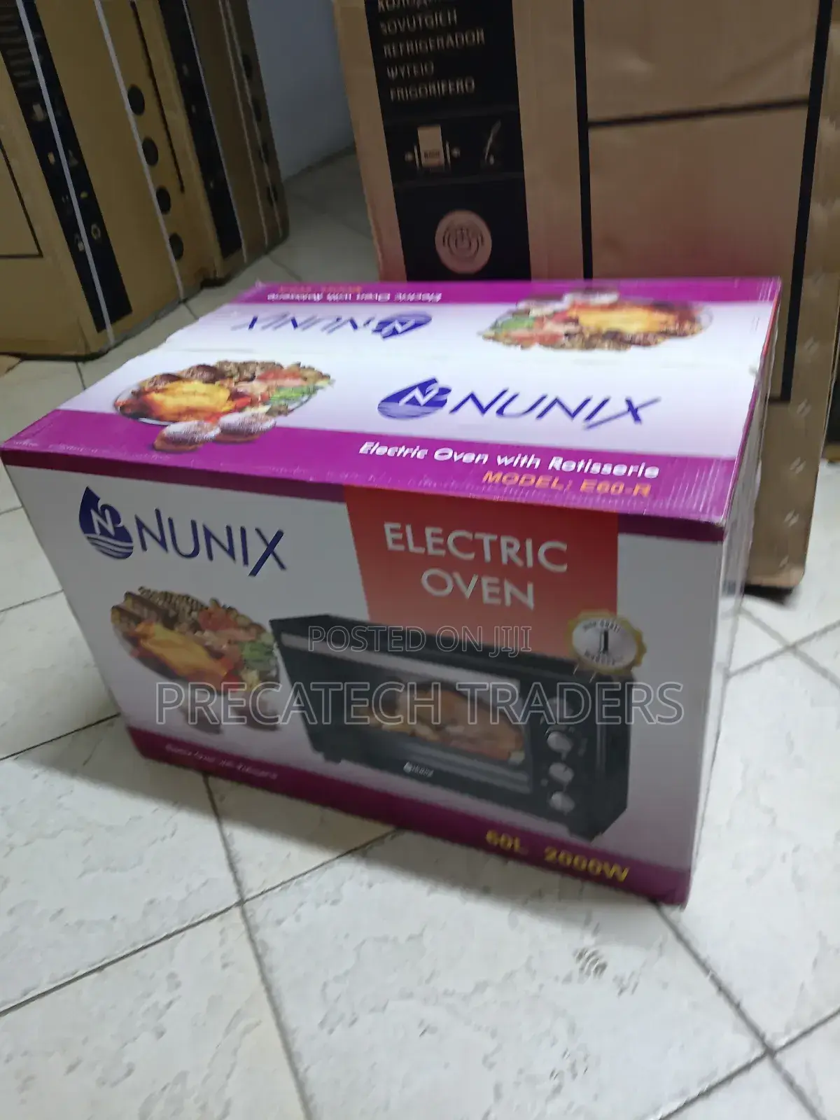 Nunix 60l Electric Oven for Baking Roasting