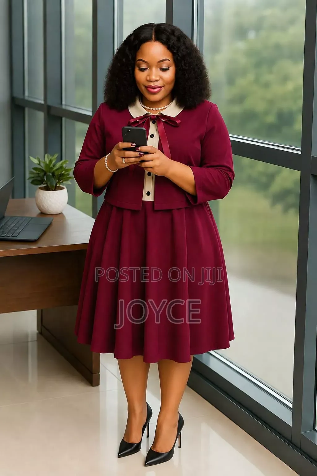Senori 2 Pc Set Dress and Coat