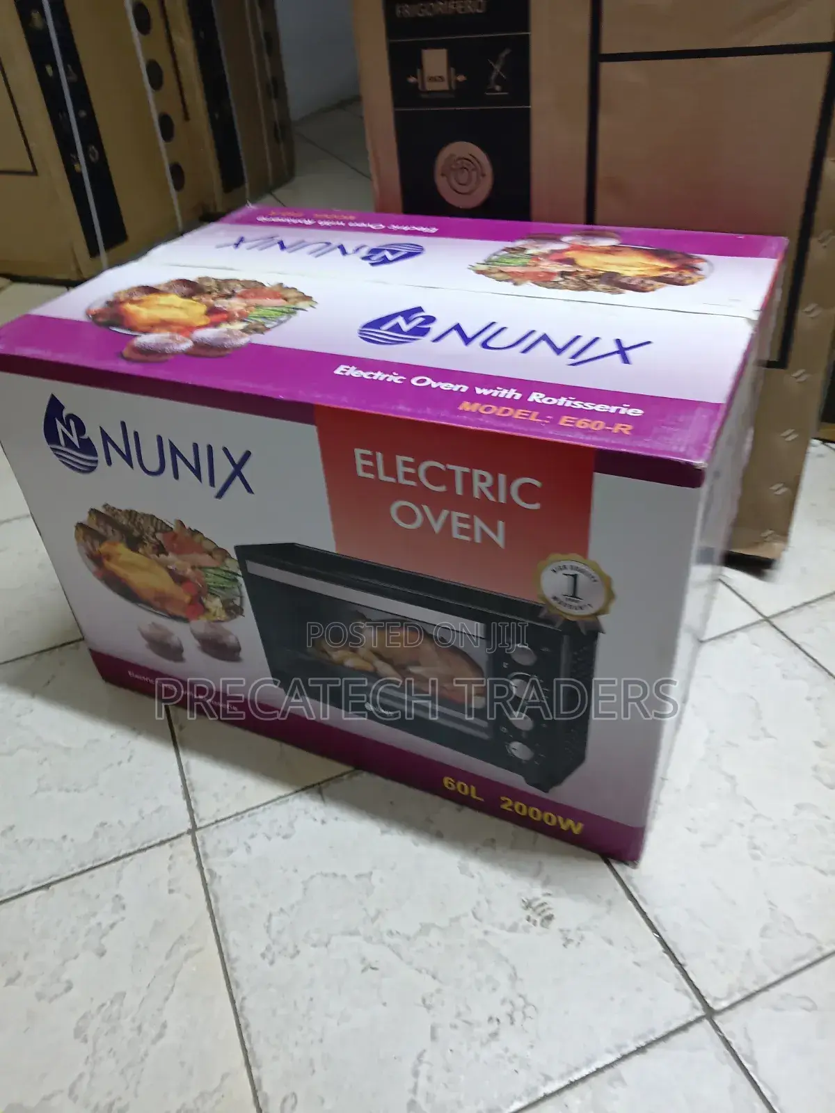 Nunix 60l Electric Oven – Large Capacity Kitchen Oven