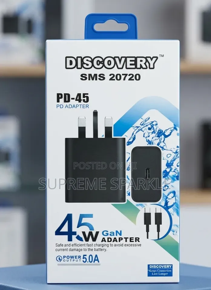 Original Discovery Pd-45 Gan Fast Charger.