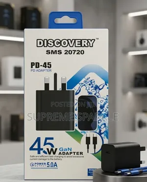 Original Discovery Pd-45 Gan Fast Charger.