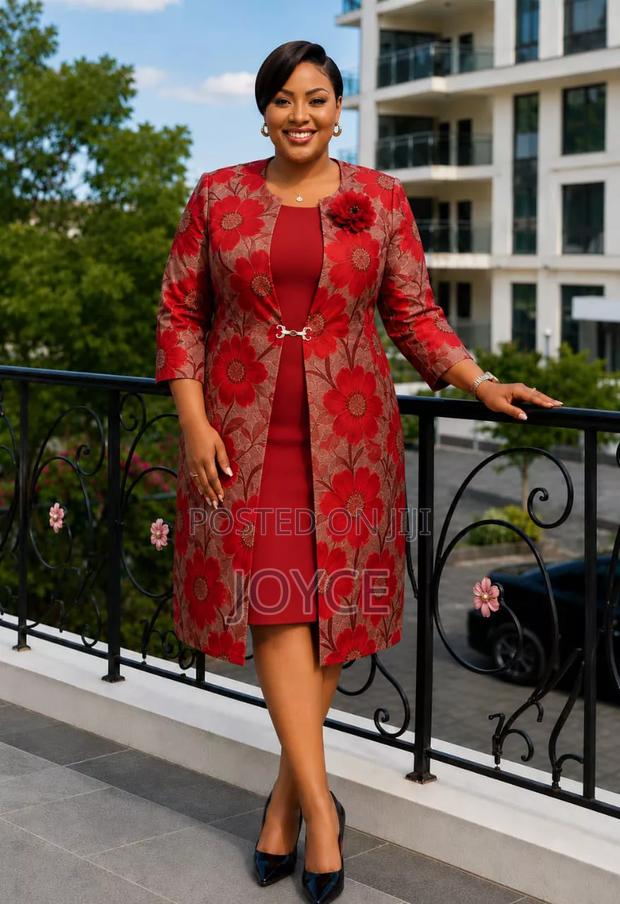 2 Piece Dress With Coat - thumbnail 4