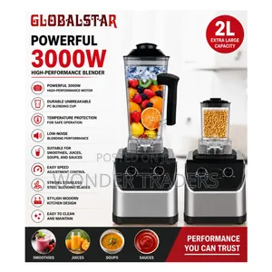 Globalstar 2 in 1 Gs-1681 Blender Grinder 2 in Commercial Blender