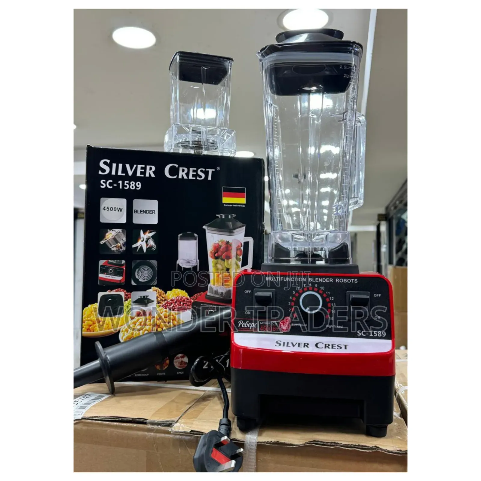Silver Crest Commercial Blender -2 in 1 Blenders .