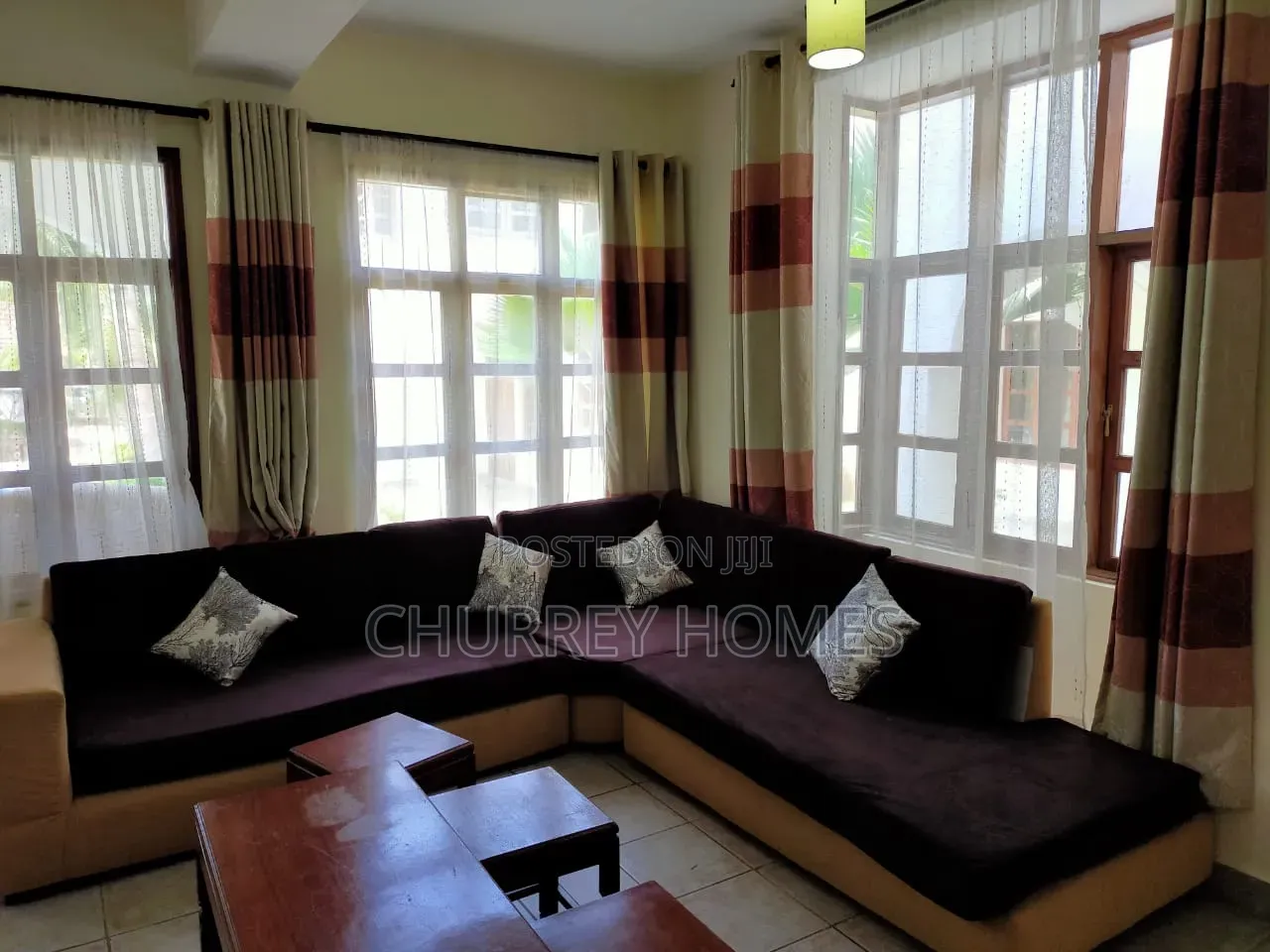 Furnished 2bdrm Villa in Churrey Homes, Diani for rent