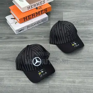 Premium Pinstripe Mercedes-Benz Baseball Hats.