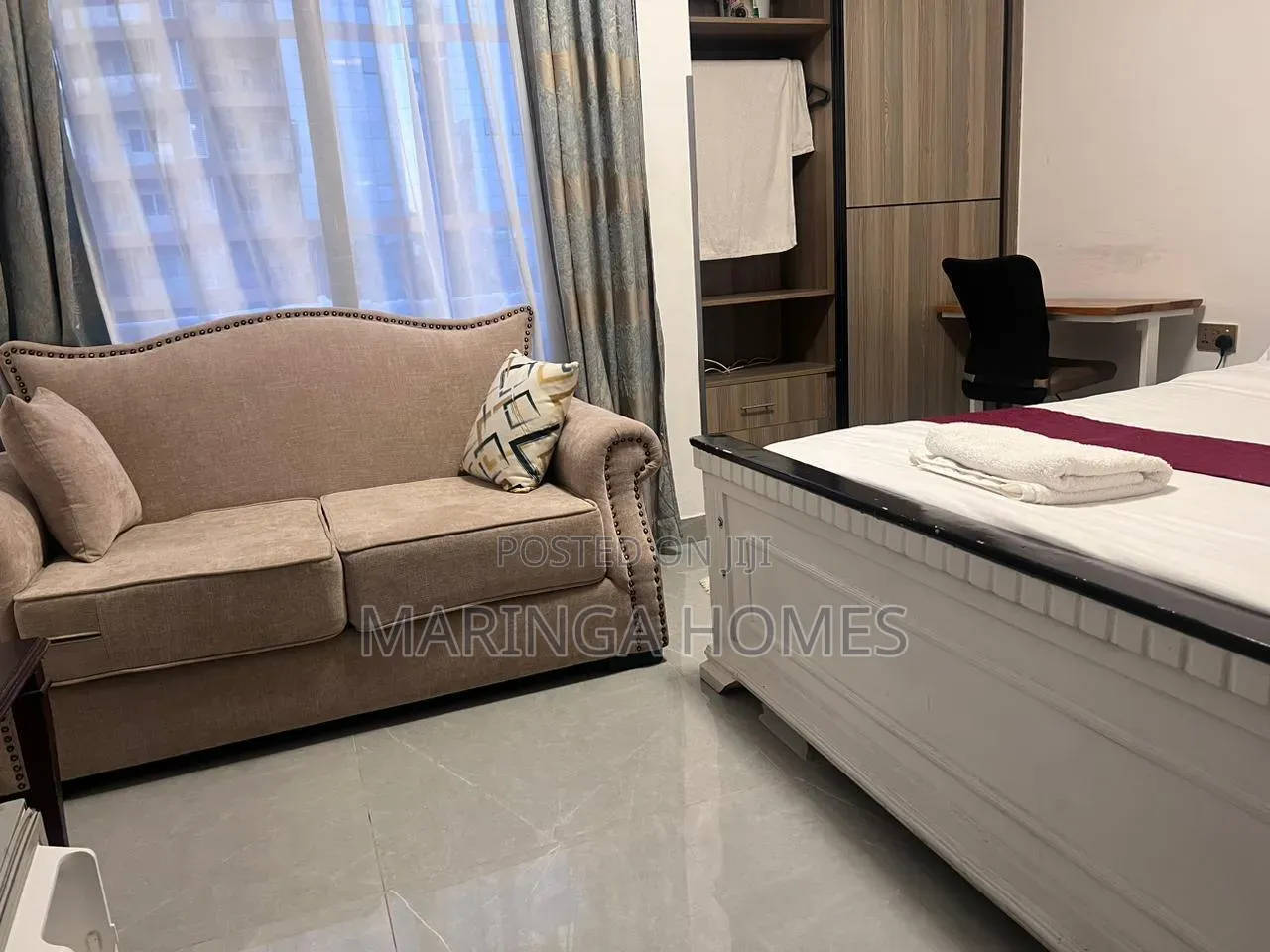 Studio Airbnb in Kilimani | Furnished Studio Apartment