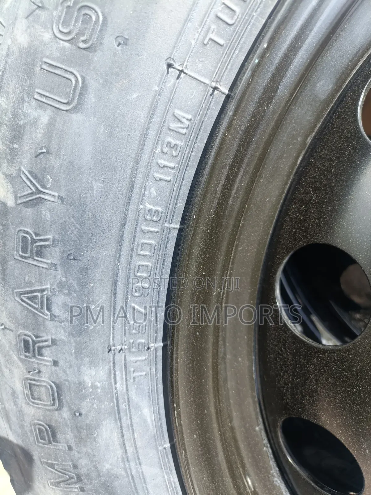 BMW X5 Spare Wheel Size 18