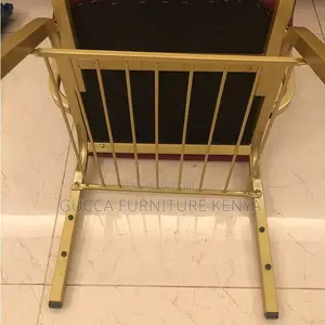 Modern Armless Fabric Wedding Seat