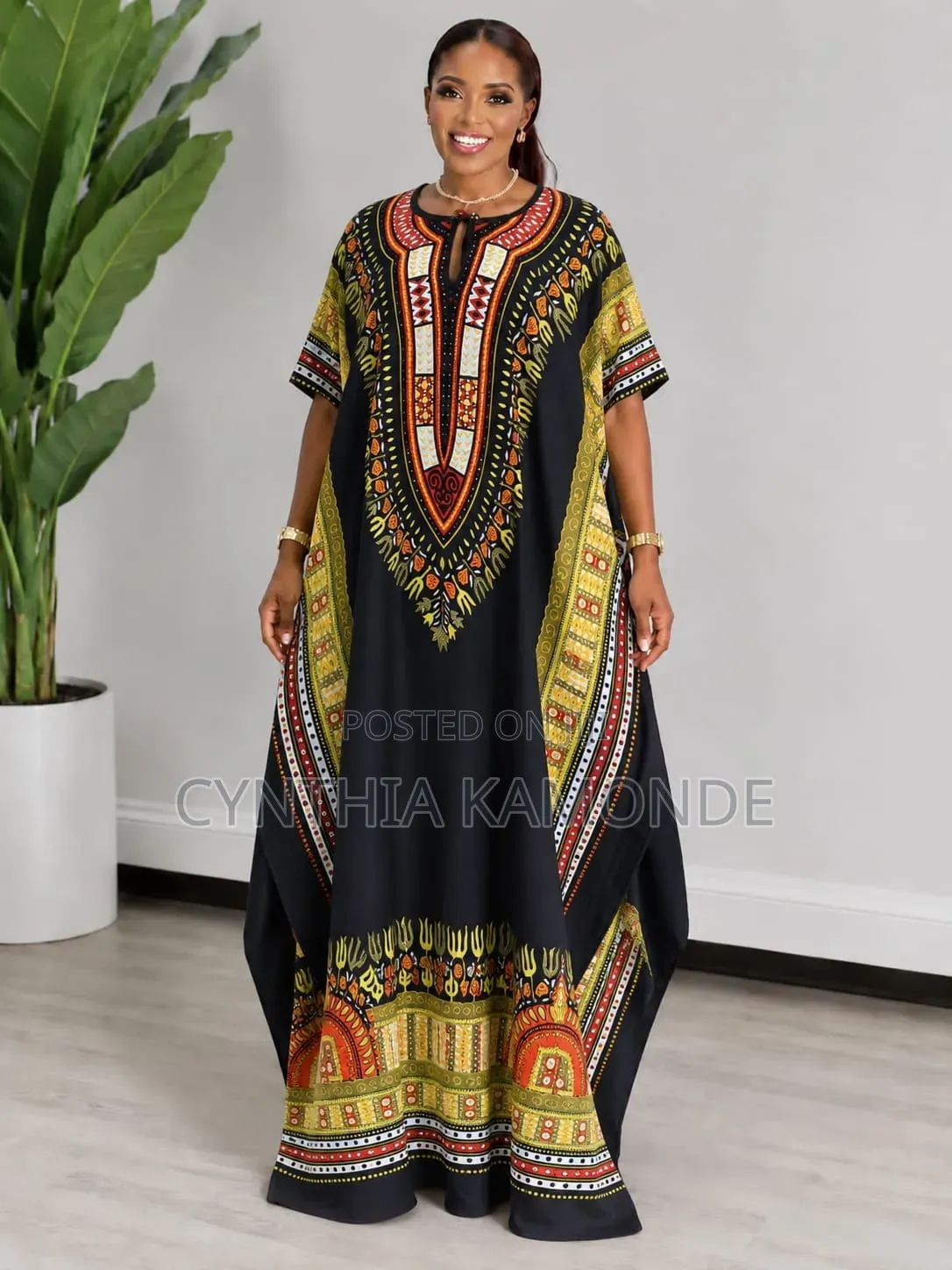Free Size Kaftan Dress