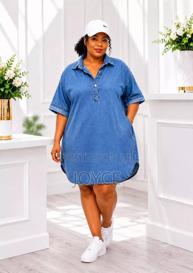 Denim Shirt Dress - thumbnail 2