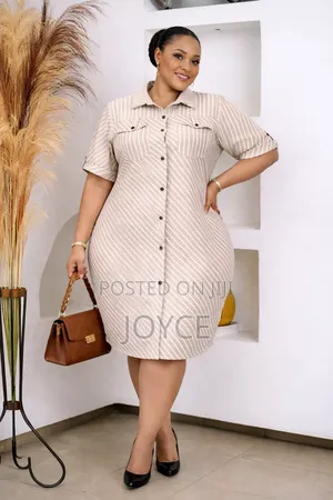 Senori Stripped Shirt Dress