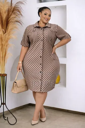 Senori Stripped Shirt Dress