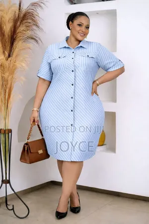 Senori Stripped Shirt Dress