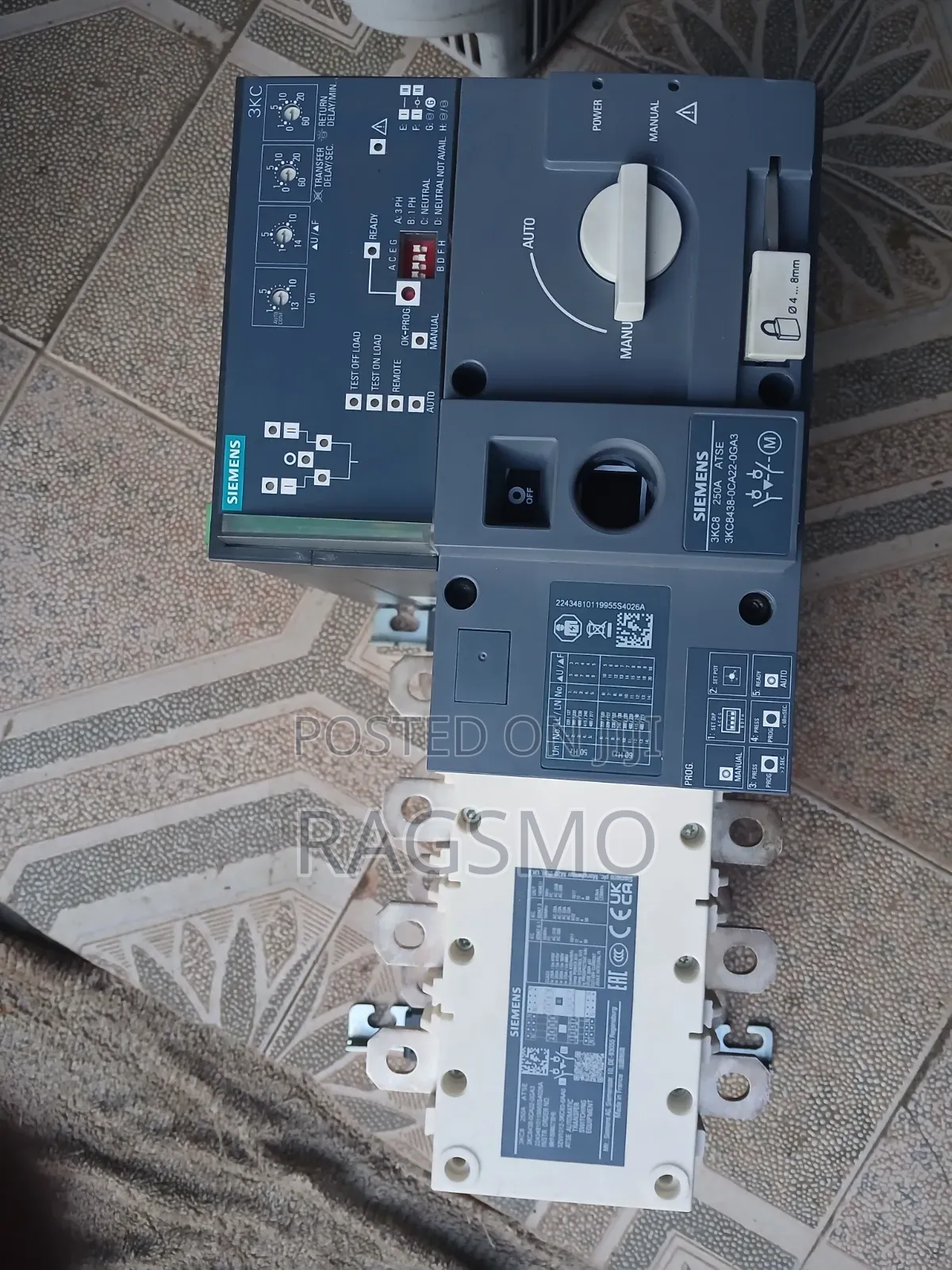 Siemens 3kc 250a Automatic Transfer Switch (Ats) New Open Box