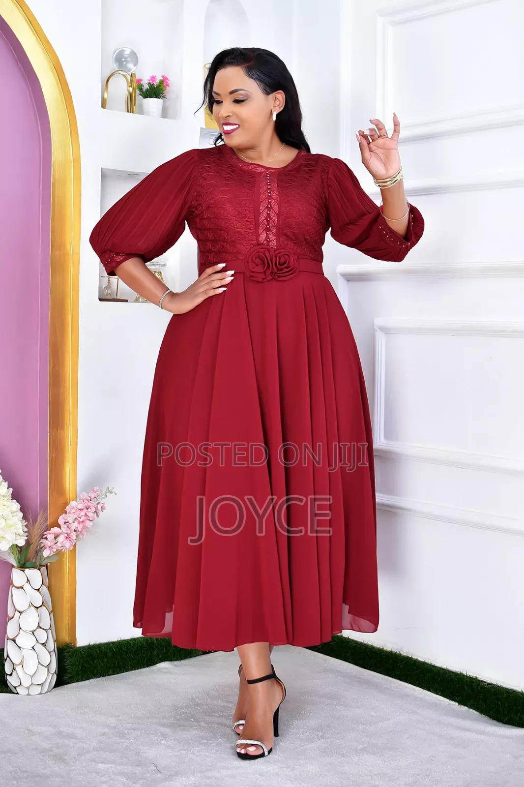 Long Chiffon Maxi Dress