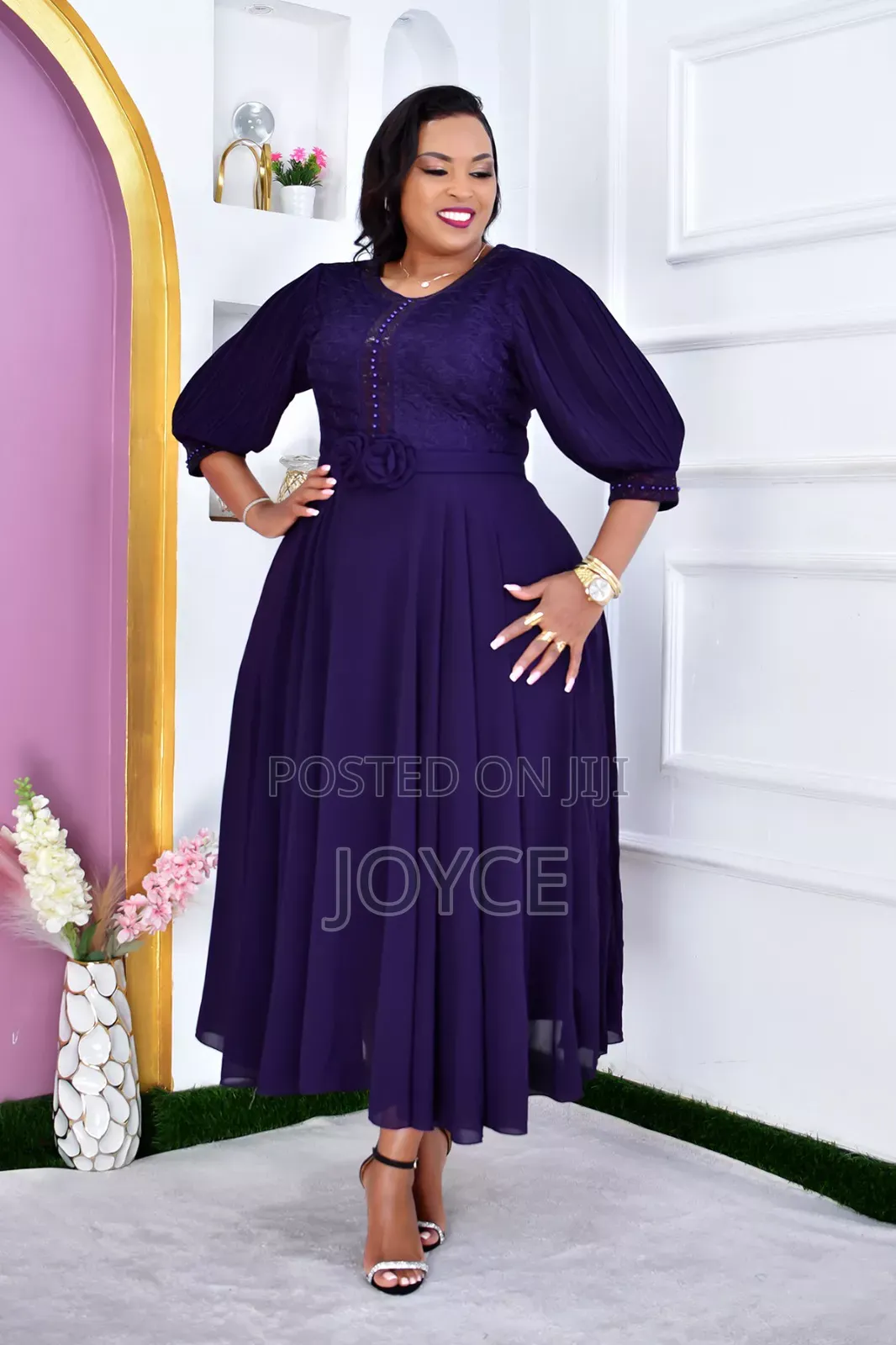 Long Chiffon Maxi Dress