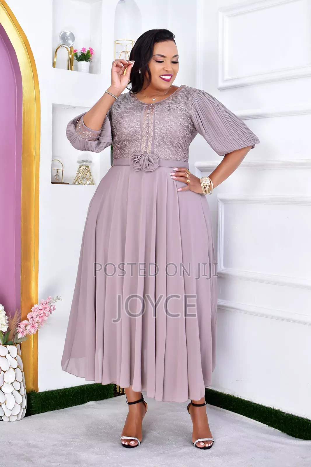 Long Chiffon Maxi Dress