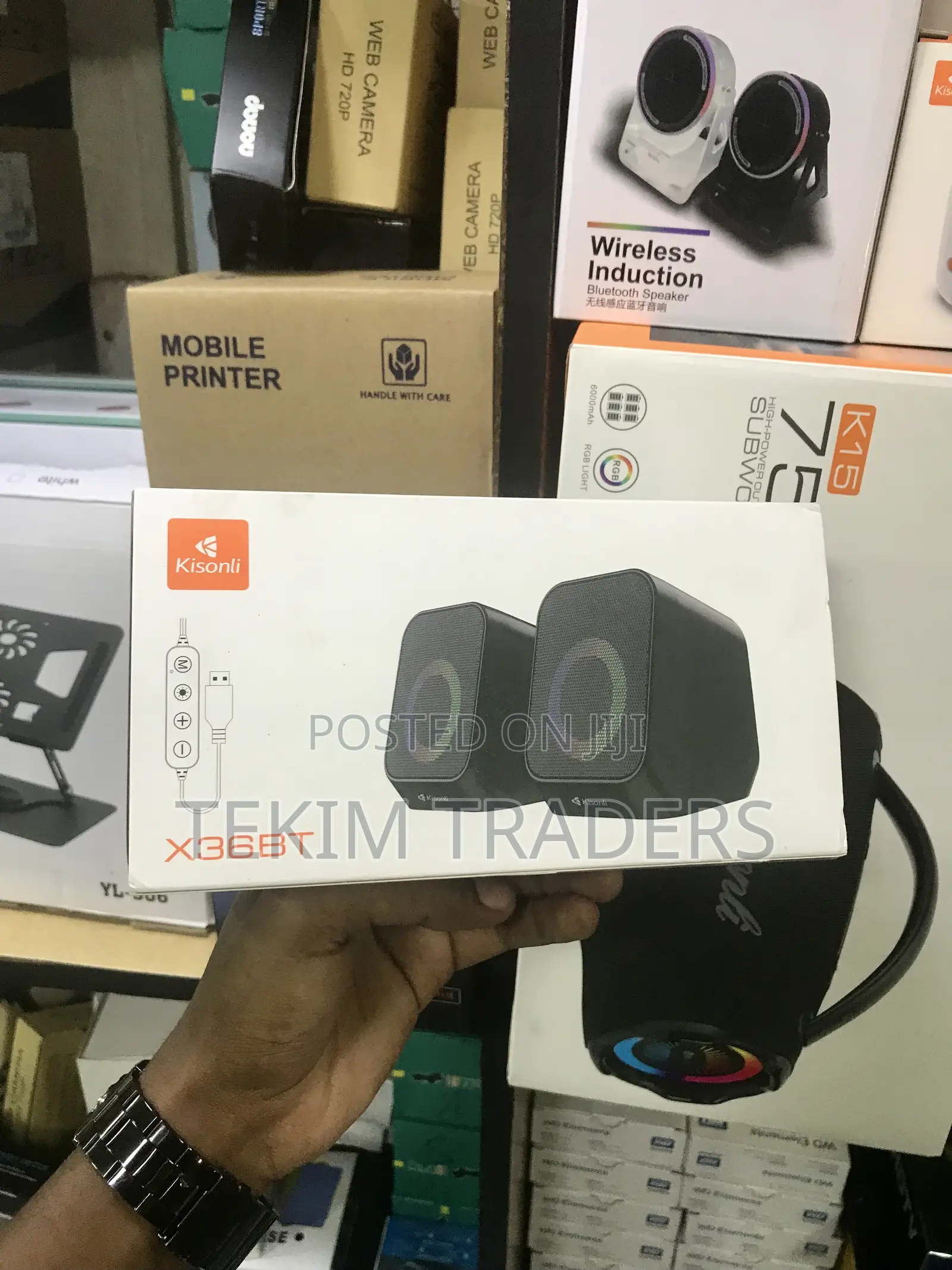 Kisonli X36 Twin Bt Pc Speakers - Wireless 2.0 Desktop Audio
