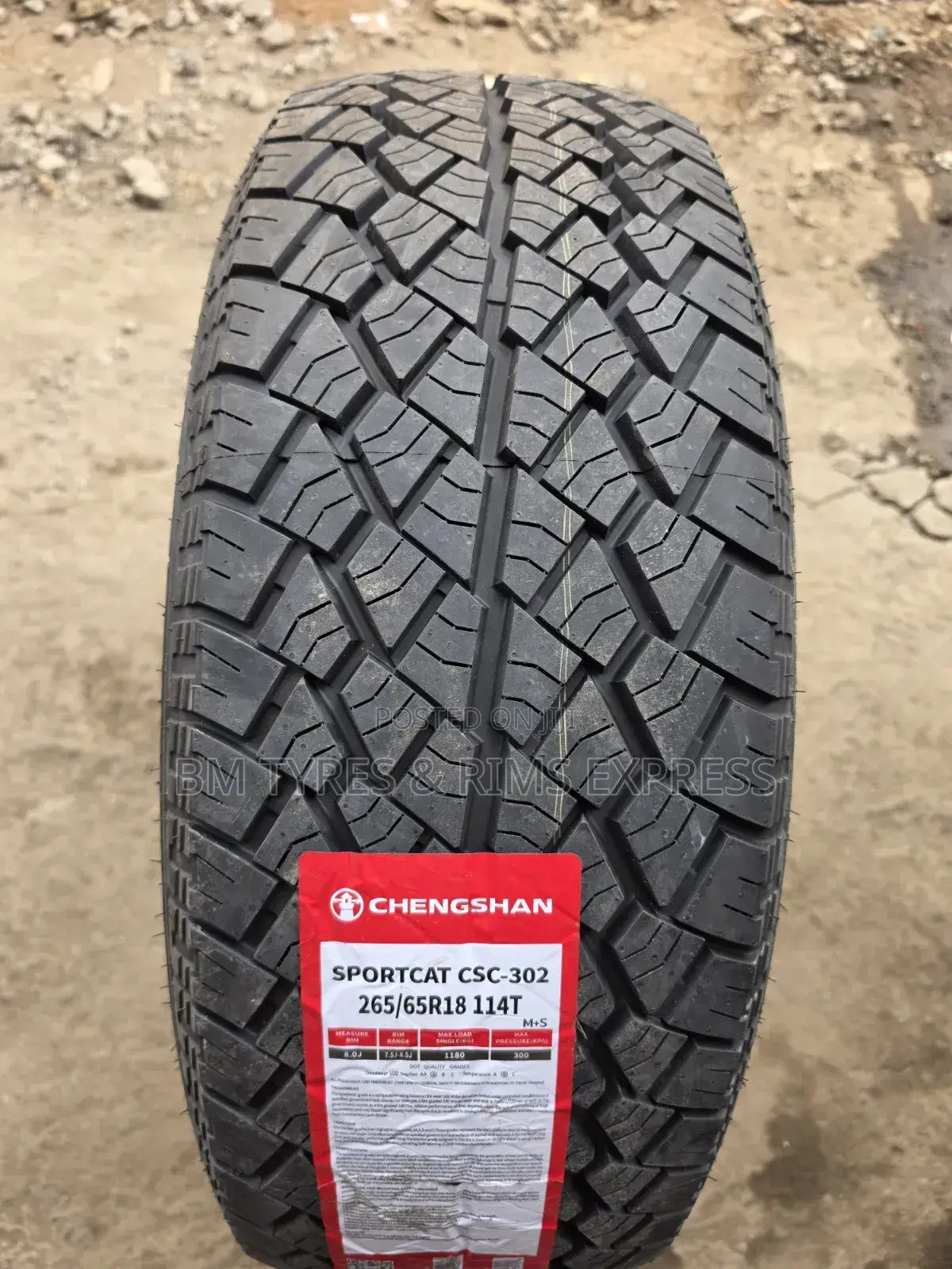 265 /65 R18 Chengshan Tires (All Terrain)