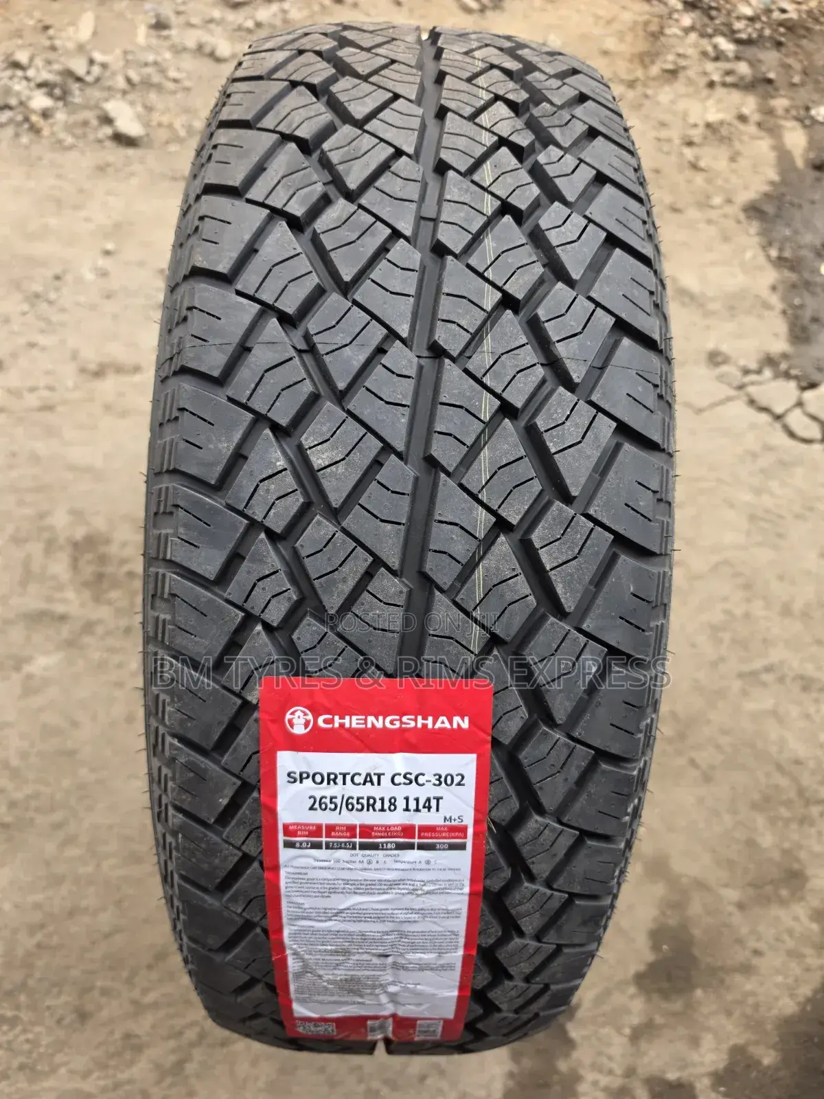 265 /65 R18 Chengshan Tires (All Terrain)