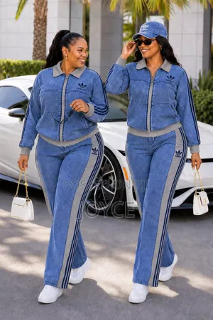 2 Pc Adidas Denim Set