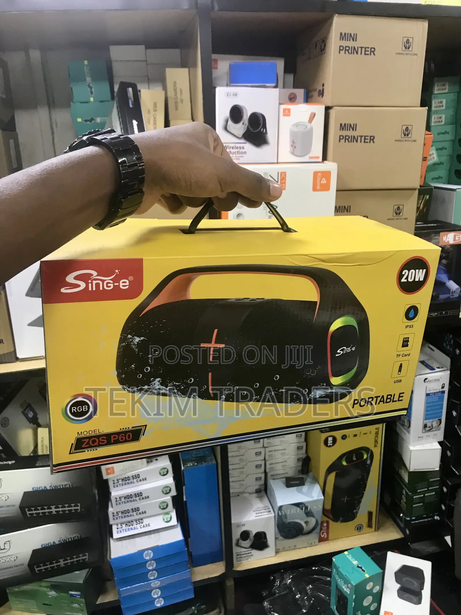 Sing-E ZQS P60 Ipx5 Waterproof Speaker 20w Bt USB/Tf